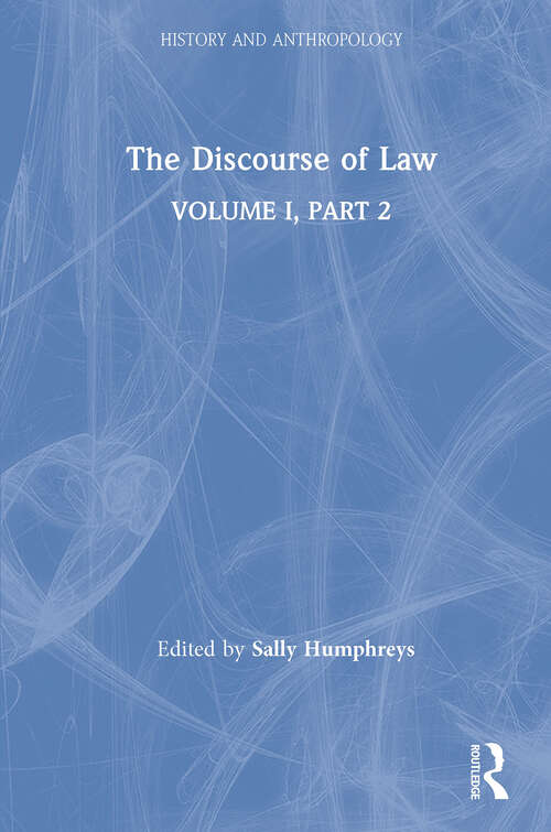 Book cover of Discourse Of Law