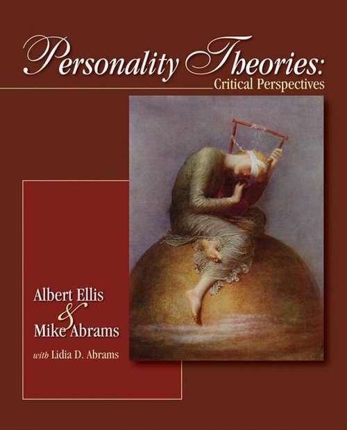 Book cover of Personality Theories: Critical Perspectives (PDF)
