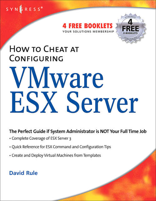 Book cover of How to Cheat at Configuring VmWare ESX Server (How to Cheat)