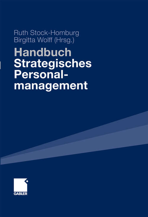 Book cover of Handbuch Strategisches Personalmanagement (2011)