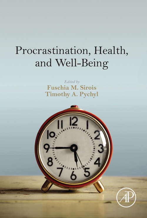 Book cover of Procrastination, Health, and Well-Being