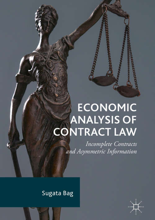 Book cover of Economic Analysis of Contract Law: Incomplete Contracts And Asymmetric Information