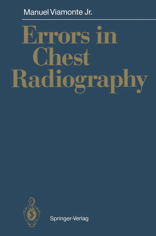 Book cover of Errors in Chest Radiography (1991)