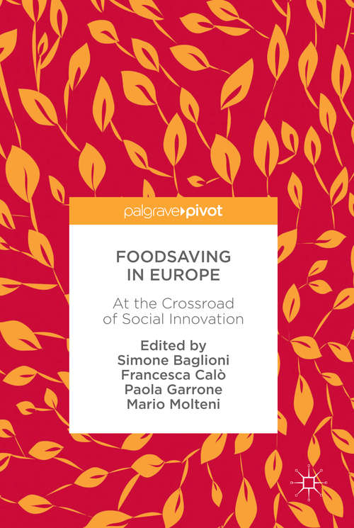 Book cover of Foodsaving in Europe: At the Crossroad of Social Innovation (PDF)