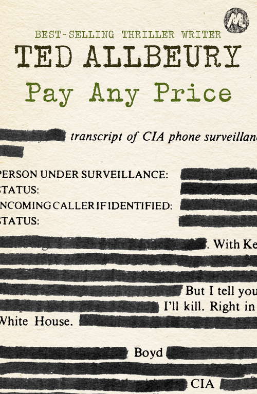 Book cover of Pay Any Price