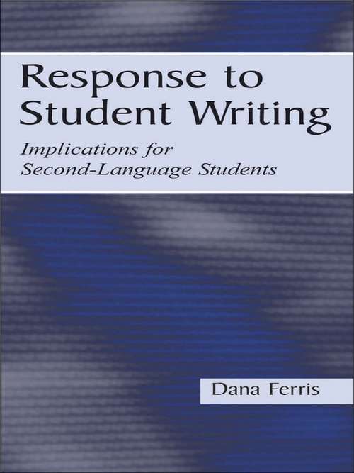 Book cover of Response To Student Writing: Implications for Second Language Students