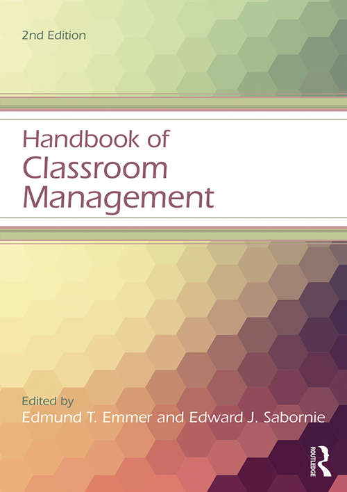 Book cover of Handbook of Classroom Management (2)