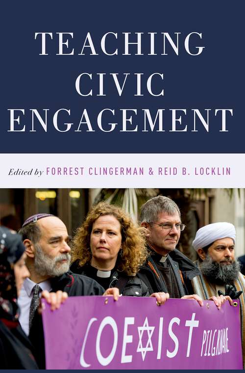 Book cover of Teaching Civic Engagement (AAR Teaching Religious Studies)