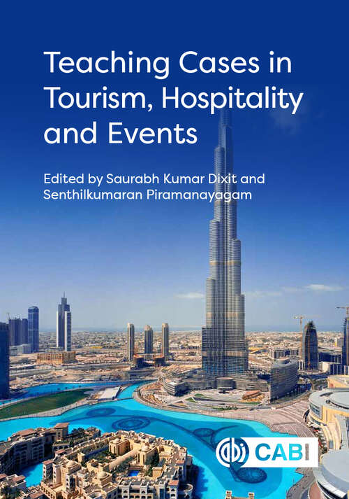Book cover of Teaching Cases in Tourism, Hospitality and Events