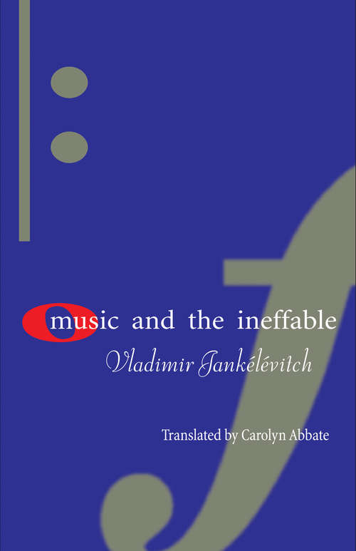 Book cover of Music and the Ineffable (PDF)