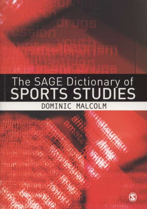 Book cover of The SAGE Dictionary of Sports Studies (PDF)