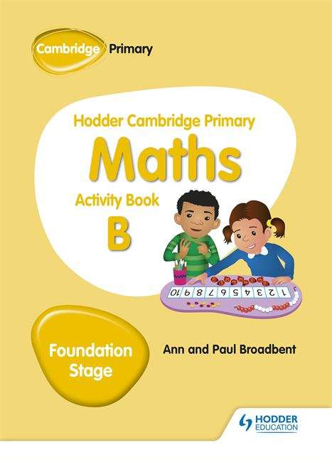 Book cover of Hodder Camb Primary Maths Activity Book B Foundation Stage (PDF)