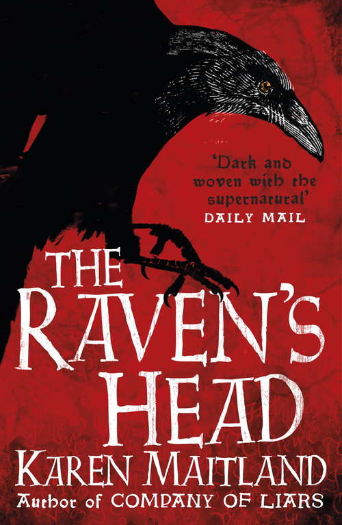 Book cover of The Raven's Head: A gothic tale of secrets and alchemy in the Dark Ages