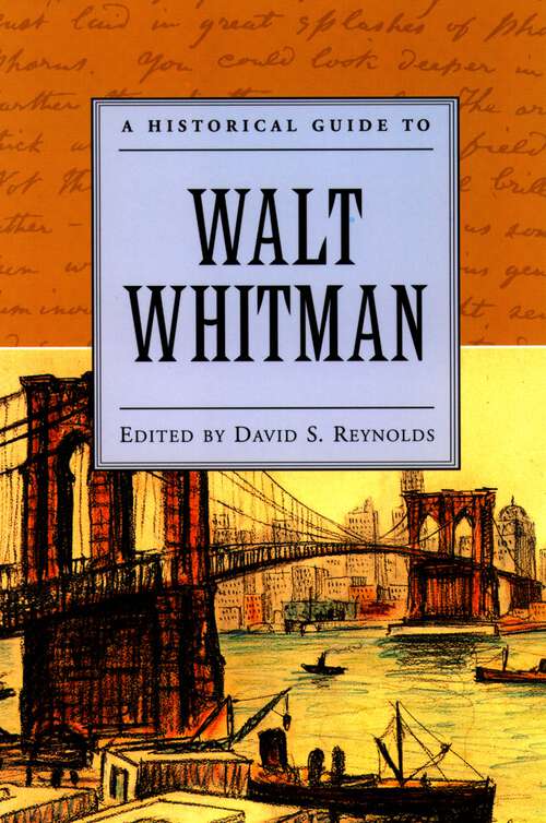 Book cover of A Historical Guide To Walt Whitman