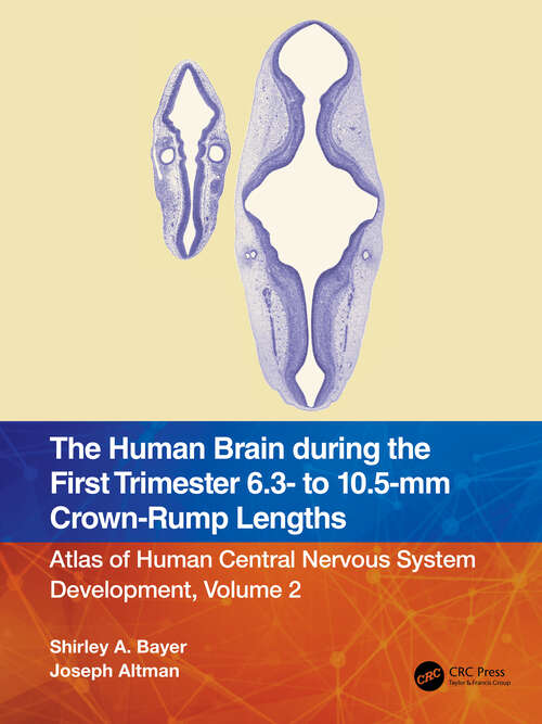 Book cover of The Human Brain during the First Trimester 6.3- to 10.5-mm Crown-Rump Lengths: Atlas of Human Central Nervous System Development, Volume 2