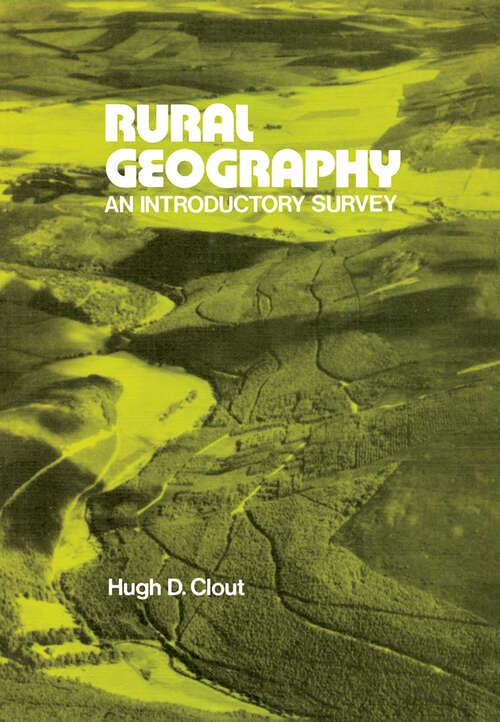 Book cover of Rural Geography: An Introductory Survey (Pergamon Oxford Geography Series)