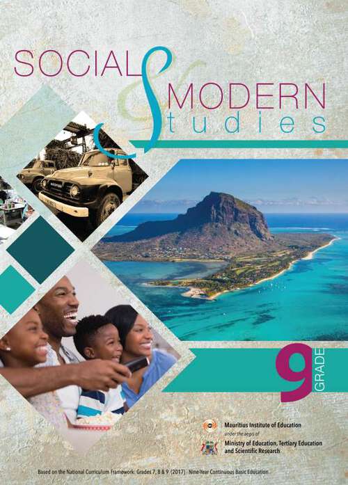 Book cover of Social and Modern Studies class 9 - MIE