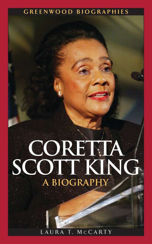 Book cover of Coretta Scott King: A Biography (Greenwood Biographies)