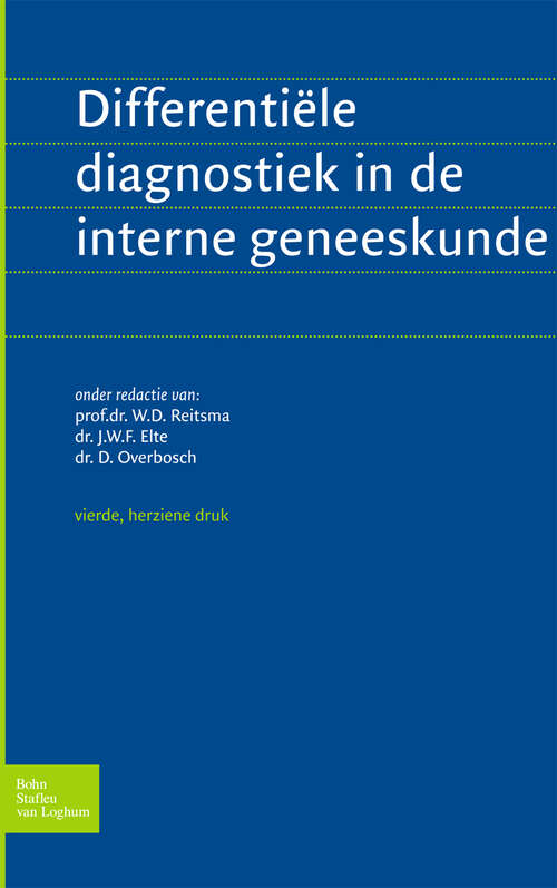 Book cover of Differentiele diagnostiek in de interne geneeskunde (4th ed. 2005)