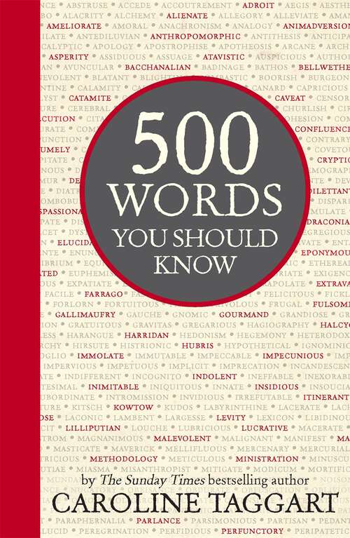 Book cover of 500 Words You Should Know