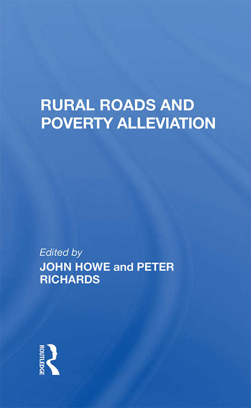 Book cover of Rural Roads And Poverty Alleviation