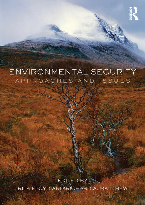 Book cover of Environmental Security: Approaches and Issues