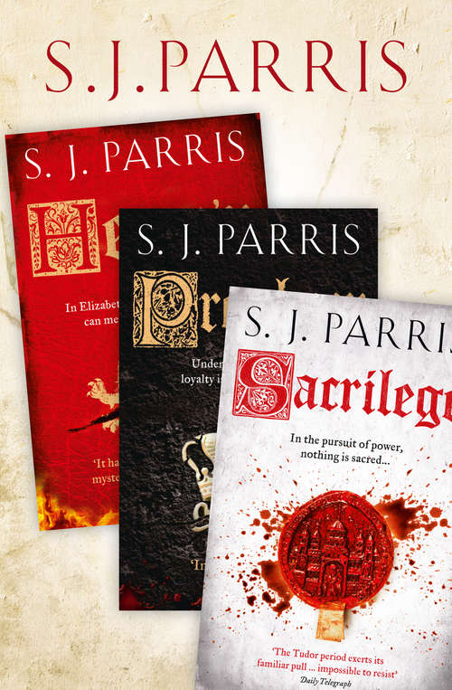 Book cover of Giordano Bruno Thriller Series Books 1-3: Heresy, Prophecy, Sacrilege (ePub edition)