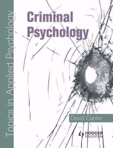 Book cover of Criminal Psychology: Topics in Applied Psychology (PDF)